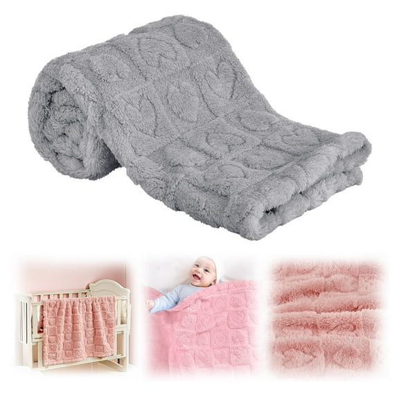 Plush Blanket Square Love Heart Fluffy Boy'S Blanket Gray,1* Plush Blanket Square Love Fluffy Boy'S Blanket