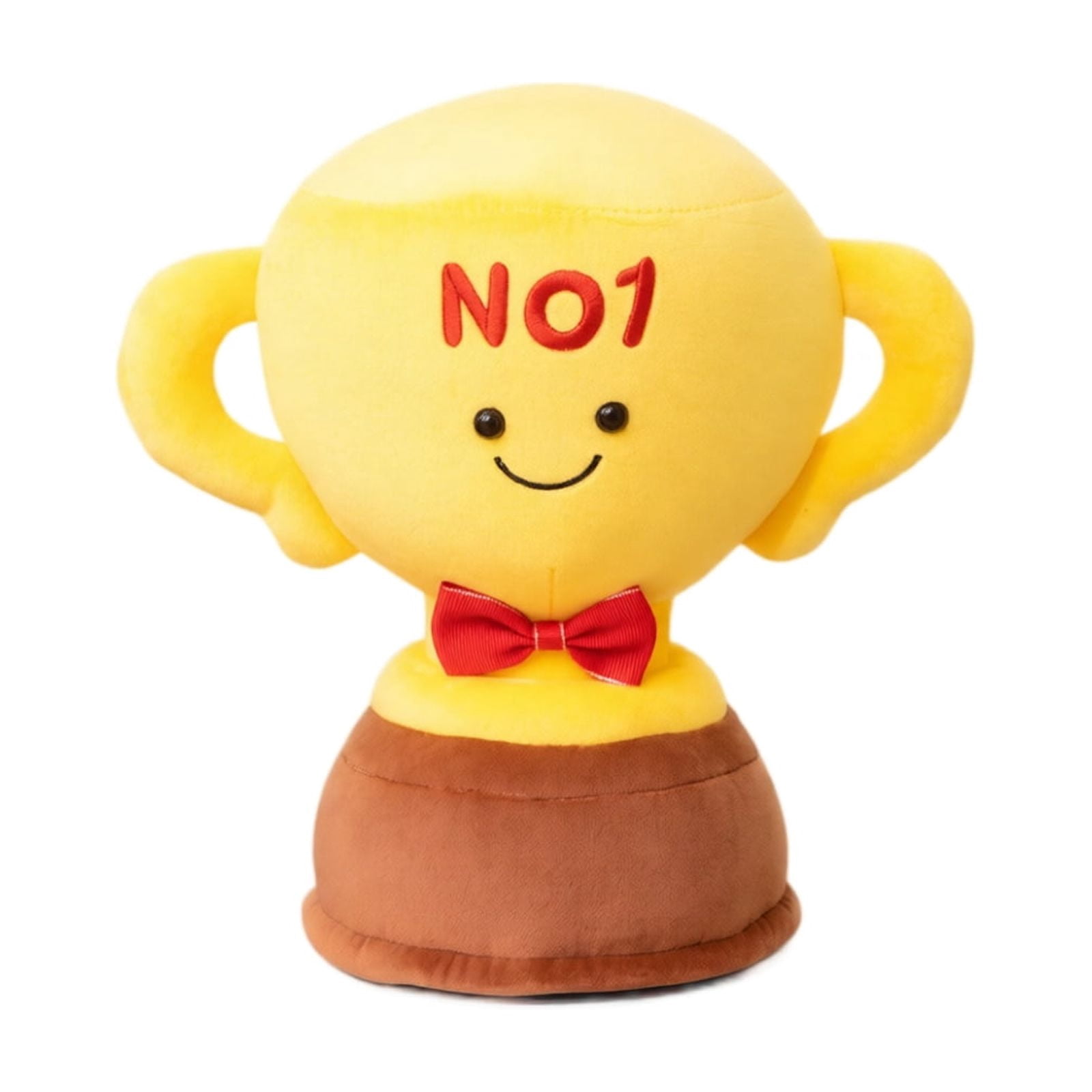 Plush Bow Tie Trophy Award Stuffed Animal Soft Cuddle Toy Cute Plushie ...