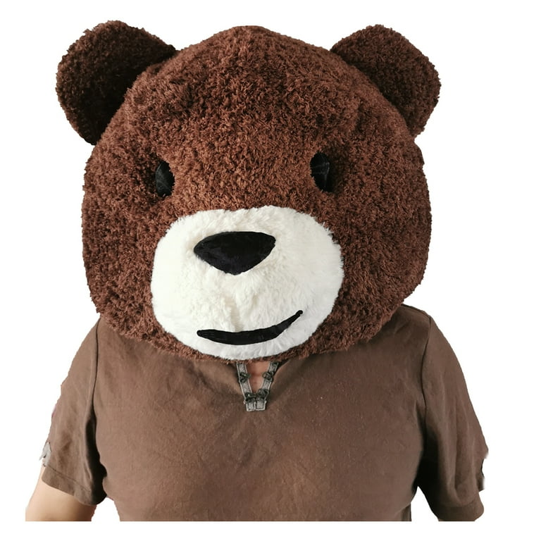 Teddy Bear Mascot Giant Head Mask Teddy Bear Mascot Giant Head Mask