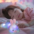 thumbnail image 1 of Plush Bunny under $5! Cagogo Cute Glowing Rabbits Plushie Soft Toy for Children, Sleep Comfort Toy with LED Light and 2 AA Batteries, Stuffed Animal Toy for BabiesKidsGift, 1 of 6
