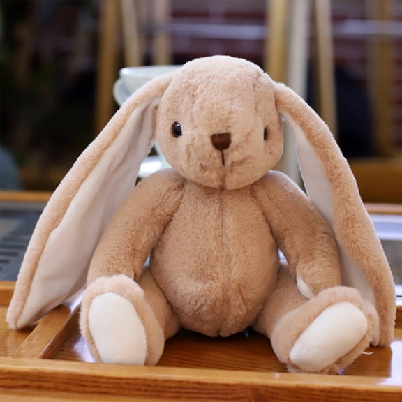 Plush Bunny Easter Stuffed Animal, Bunny Stuffed Animal for Girls, Plush Toy Doll ,Cute Doll Set Dress Up for Girl, Gift for Birthday, Easter,Christmas