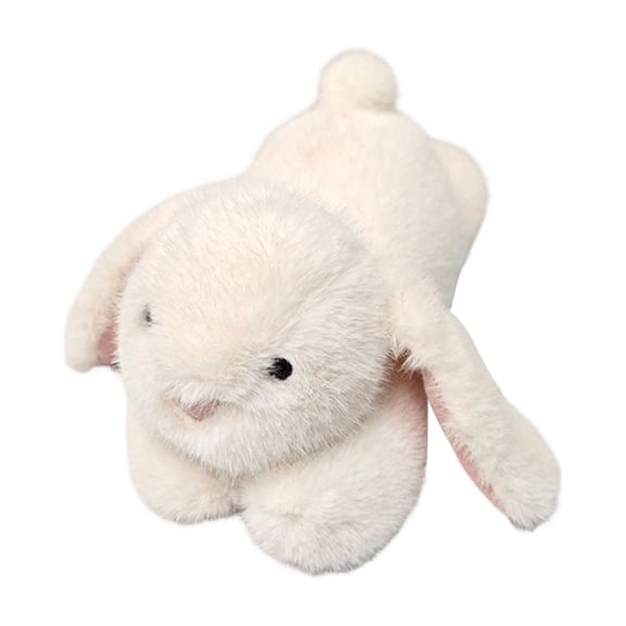 Plush Bunny Stuffed Animal Soft Toy Rabbit with Floppy Ears Lifelike Design for Adults Gift