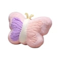 thumbnail image 1 of Plush Butterfly Pillow Figurine - Cute Plushies Decorative Cushion for Bed, Couch, Sofa, and Living Room; Great Plush Toy Gift for Girls and Teens,Pink, 1 of 5