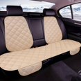 thumbnail image 1 of Plush Car Seat Cover Rear Cushion Breathable Protector Mat Pad Universal Auto Interior Back Rear Backrest Seat Cushion, 1 of 9