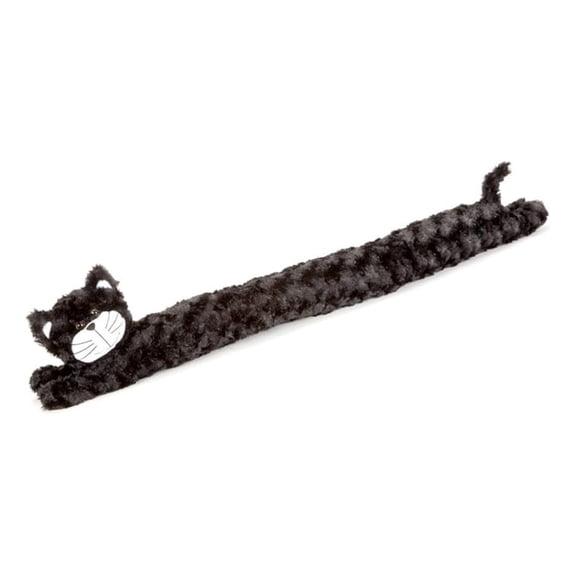 - Plush Cat Door Draft Stopper - Door and Window Guard - Keep Heat in and Cold Out