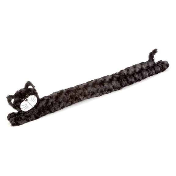 - Plush Cat Door Draft Stopper - Door and Window Guard - Keep Heat in and Cold Out