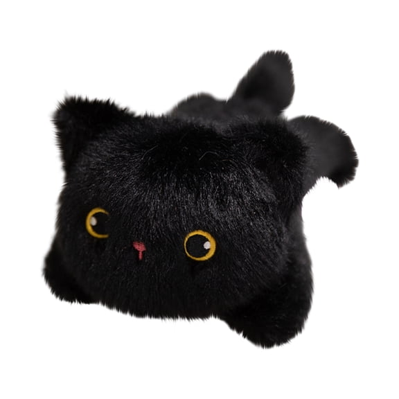 Plush Cat Fridge Magnet,5.5in Cute Kawaii Kitty Magnetic Accessory, Strong Built-In Magnet For Vehicle Panels, Kitchen Refrigerator, Dorm Lockers, Whimsical Decor Gift For Cat Lovers