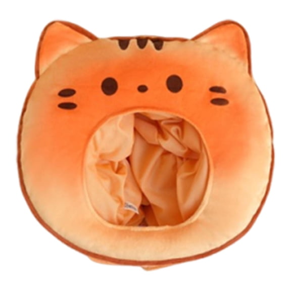 Plush Cat Headwear Hat Cosplay Cap Soft Plush Construction for Halloween Carnival Men Women
