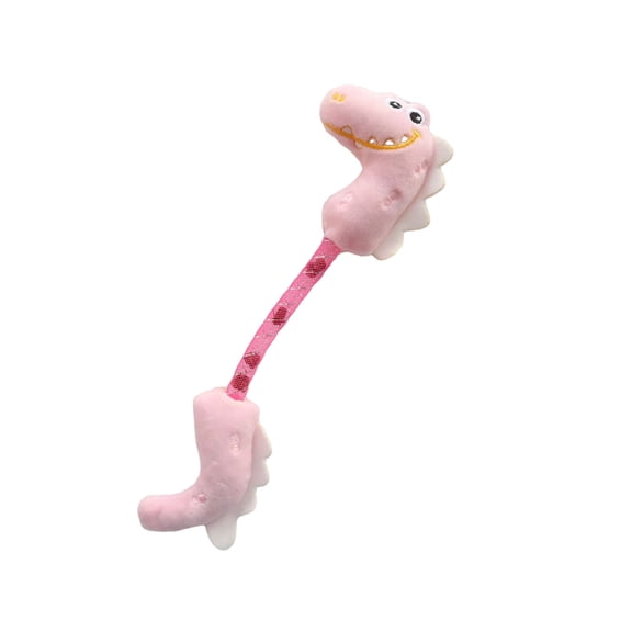 Plush Cat Toy Plush Dinosaur Cat Toy Chew Bite Toy with Natural Fruits Self Play Kicker for Indoor Cats Kittens Engaging Spring Structure for Fun