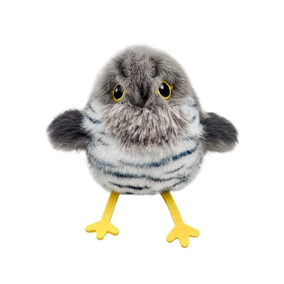 Plush Cat Toy with Flapping Wings, Three Movement Modes, USB Charging for Indoor Play and Training