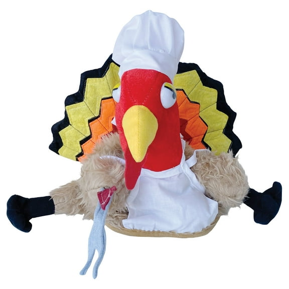 Plush Chef Turkey Hat, (1/Pkg)