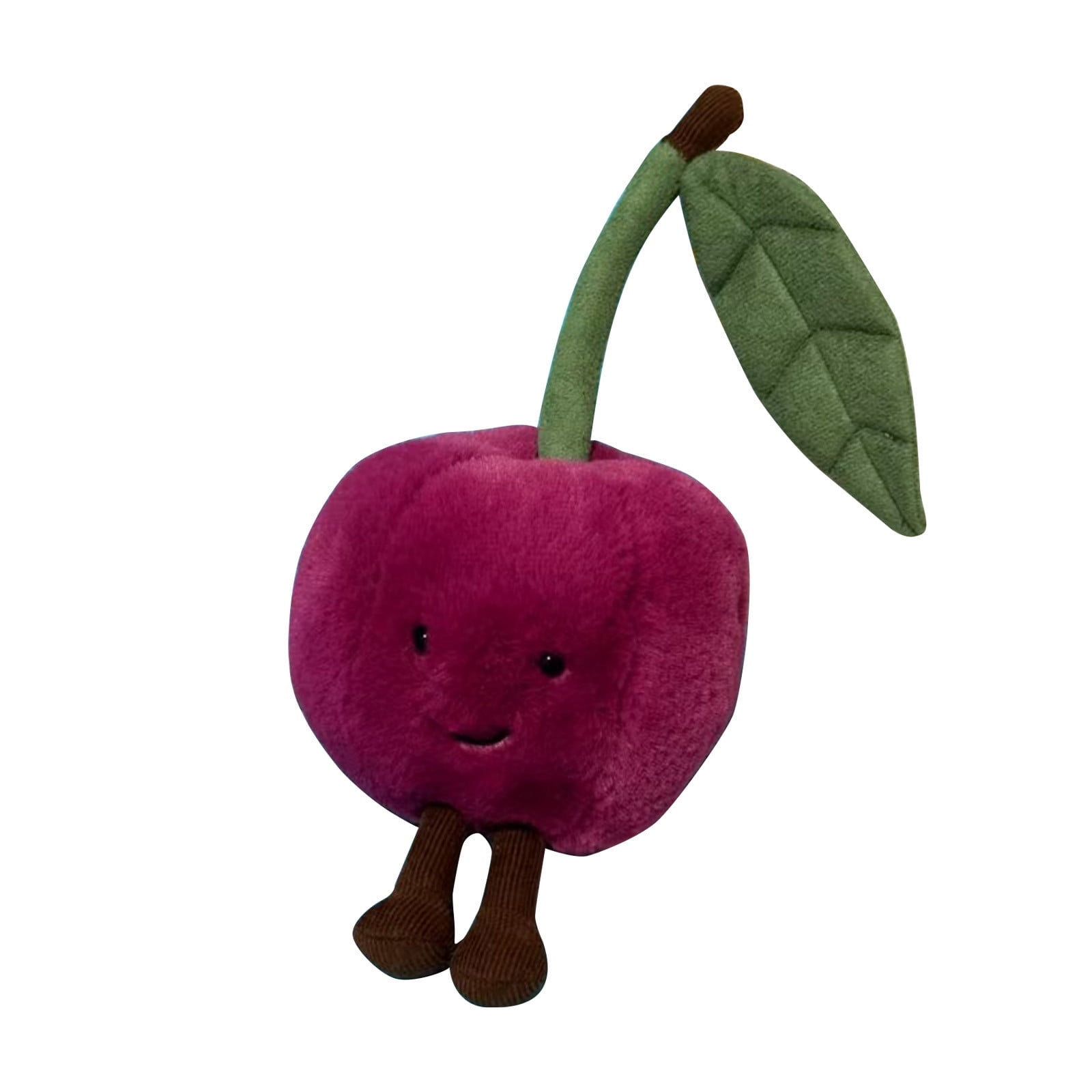 Plush Cherry Stuffed Toy Soft & Adorable Fruit Doll for Kids, Perfect
