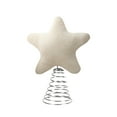 thumbnail image 1 of Plush Christmas Tree Topper Star 9 Inch, Furry Holiday Tree Top Decor for Xmas, Parties, Events, and Festive Occasions, 1 of 5