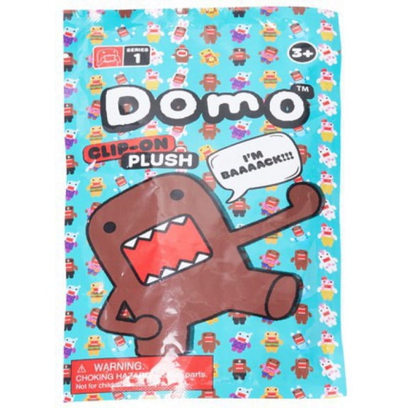 Plush Clip On Domo Mystery Pack (1 RANDOM Figure)