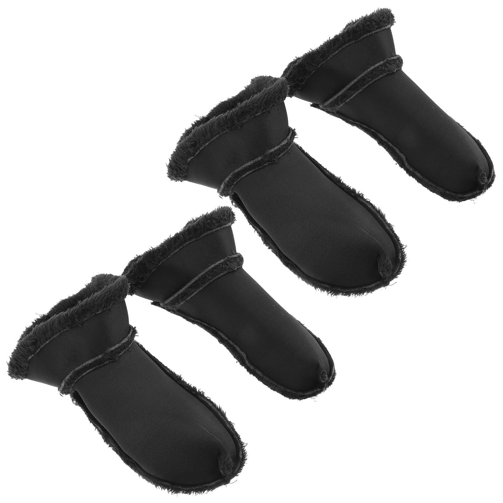Eease 2 Pairs Winter Clogs Shoes Insoles Winter Fur Insert Shoe Liners