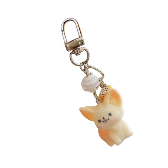 Plush CoatedAn1ma1Keychain Safe Resin Craft Sturdy Designs Portable for Outdoor Enthusiasts