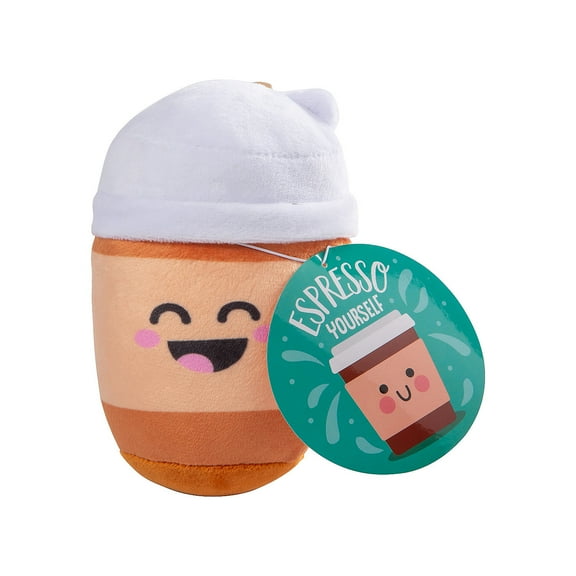 Plush Coffee Cups with Card, Toys, Party Supplies, 12 Pieces