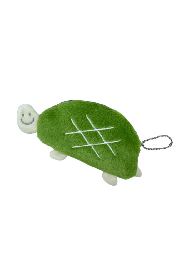 Plush Coin Purse Keychain Ladies Makeup Bag Car Keychain Tortoise Coin Pouch,Small Change Purse Birthday for Womens