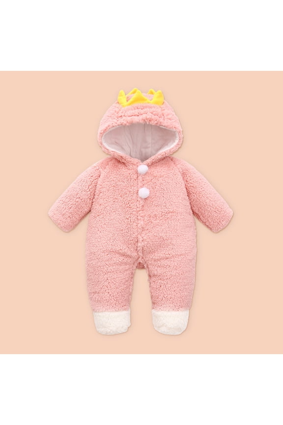 Plush Comfortable To resist cold Durable Sweater Pink Size 12-18 Months