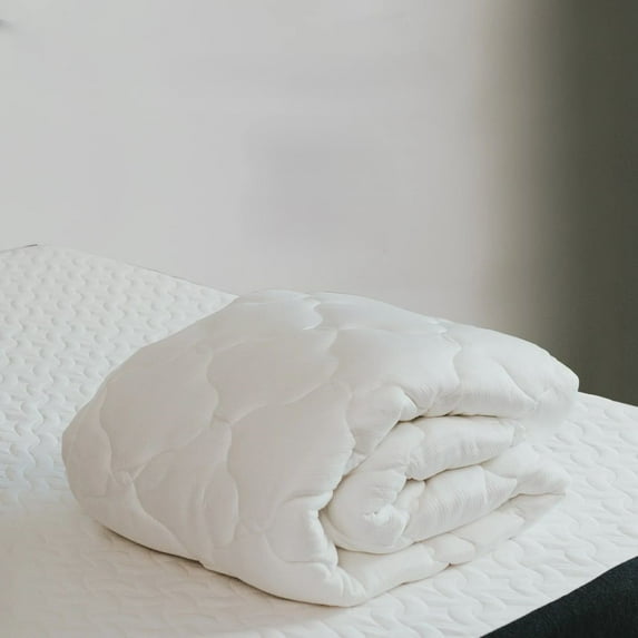 Plush Cooling Mattress Pad (CAL KING SIZE), Rayon from Bamboo, Cluster Fiber Filled, Pikes Brand, Over ONE Million Sold Worldwide!! (California King)