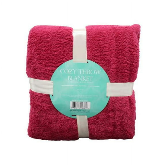 Plush Coral Throw Blanket, Assorted Color - Pack of 2