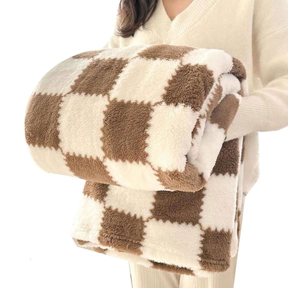 Plush Corals Fleece Throw Soft Warm Easy Caring Indoor Outdoor