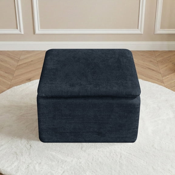 Plush Corduroy Ottoman for Couch,Innerspring spring Ottoman,for Living Room Bedroom or Seating or Coffee Table,Floor Ottoman,No Assembly Needed