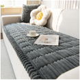 thumbnail image 1 of Plush Couch Cover,Non-Slip Washable Dog Couch Covers Protector,Thick Corduroy Pet-Friendly Blanket Seat Pad for Home,Dark Gray,28 x 47 in, 1 of 6
