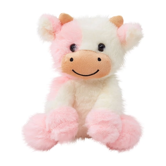 Plush Cow Stuffed Toy, Cute Soft Cuddly, 1 Pack For Kids Toddler Gift