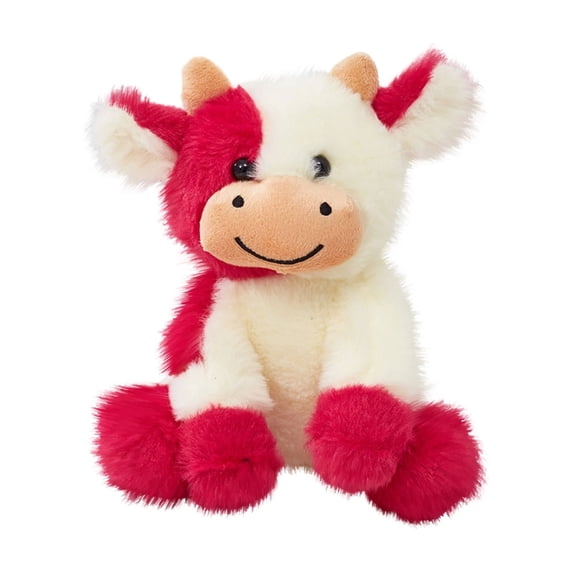 Plush Cow Stuffed Toy, Cute Soft Cuddly, 1 Piece For Kids And Collectors