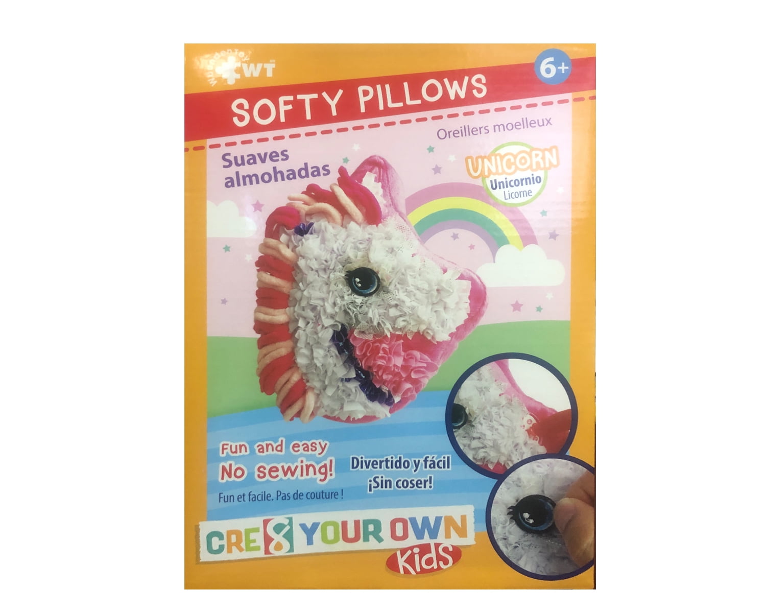 Plush Craft Unicorn Pillow Craft Kit by Wuundetoy