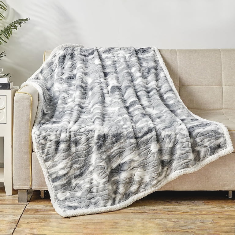 Plush- Decorative Throw, Perfect for Lounging, 50 x 60 inches