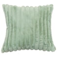 thumbnail image 1 of Plush Decorative Throw Pillow Cover Soft Velvet Cushion Case for Sofa Couch Bed Lumbar 16X16Inch Green, 1 of 6