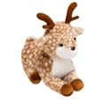 thumbnail image 1 of Plush Deer Toy, Lifelike Elk Doll, Brown Sika Deer Soft Stuffed Animal, 30cm Cotton Filled Plush Animal for Toddlers and Teenagers, Soft Durable Washable Decorative Gift, 1 of 6