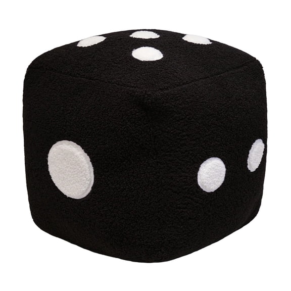 Plush Dice Pillow Set, Cozy Fuzzy Stuffed Cube Cushion for Living Room, Car, Bedroom - Fun Throw Pillow for Game Nights, Creative Home Gift