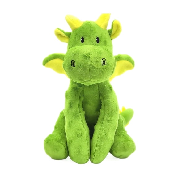 Plush Dinosaur Squeaky Chew Toy for Pets Soft Durable Teeth Cleaning Interactive Sound Toy for Dogs Cats