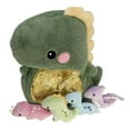 thumbnail image 1 of Plush Dinosaur Stuffed Animal Set with 4 Mini Dino Toys, Soft Cuddly Plushie, Gift for Kids, Toddlers, Boys and Girls, Perfect for Playtime, Nursery Decor, and Birthday Present, 1 of 3