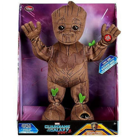 Plush Disney Marvel Guardians of The Galaxy Vol. 2 Dancing Groot Exclusive 13-Inch Feature