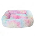 thumbnail image 1 of Plush Dog Bed Calming Puppy Cat Pet Beds Pad Soft Warm Sleeping Kennel, 1 of 6