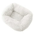 thumbnail image 1 of Plush Dog Bed, Calming Soft Fluffy Cat Bed with Warming Cuddler Design, Machine Washable Orthopedic Pet Cushion for Anxiety Relief, Cozy Puppy Bed for Small Medium Dogs, 1 of 8