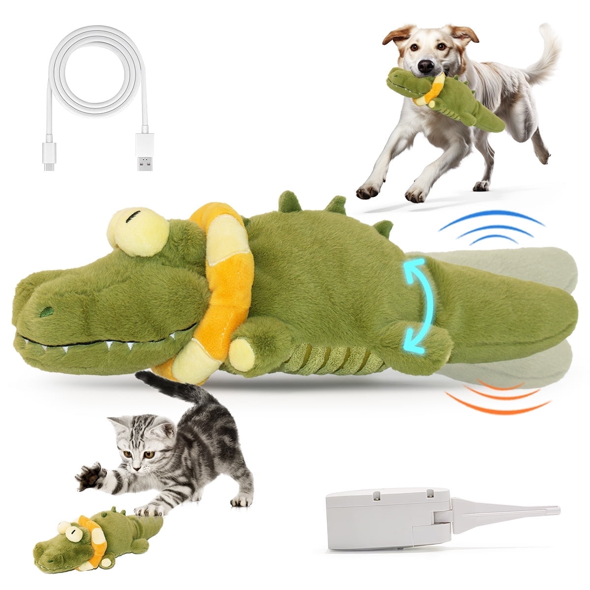 vibrating toys for dogs Interactive Dog Ball & Interactive Dog Toys for Medium/Large Dogs:  Self-Moving, Auto-Vibrating & main image 1