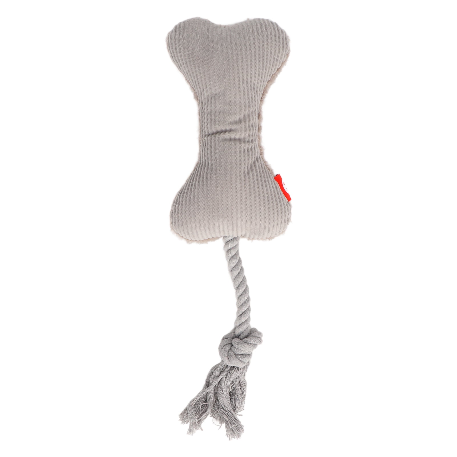 Plush Dog Toy Interactive Funny Bone Shape Chewing Teeth Cleaning Pet