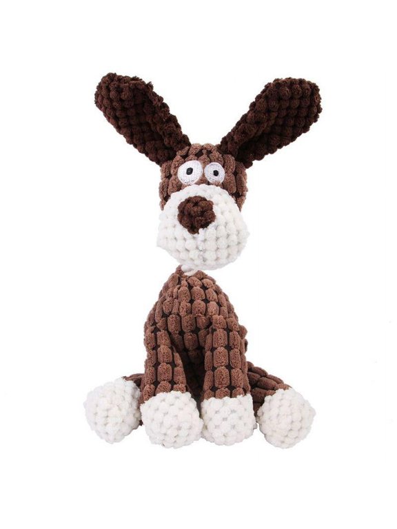 Plush Dog Toy,Interactive Stuffed Donkey Dog Toys - for Boredom,Cute Squeaky Dog Chew Toys for Puppy,Small,Medium,Large Breed