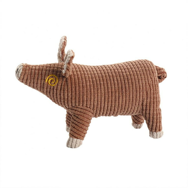durable squeaky dog chew toy plush