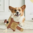 thumbnail image 1 of Plush Dog Toy, Stuffed Animal Dog Toys, Durable Interactive Pet Toy, Cute Squeaky Dog Chew Toy for Puppy, Small, Medium Large Breed, 1 of 4