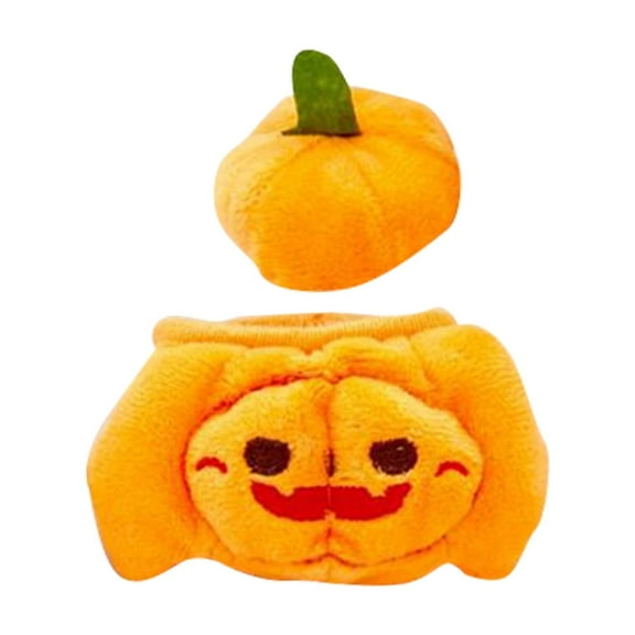 Plush Doll Clothes Set, Pumpkin Wizard Hat And Outfit, Premium High-Fidelity Design For Collectors, Only Clothes Included, 2-Piece Themed Accessory Set