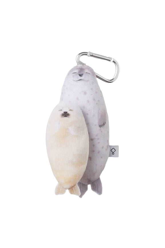 Plush Doll Keychain Seal/Penguins/Otters Pendant Key Chains Portable Keyrings Stylish Accessory for Keys Bags