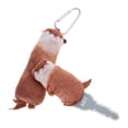 thumbnail image 1 of Plush Doll Keyrings Mother and Children Animal Pendant Keychain Seal/Penguins/Otters Key Chain Versatile Bags Accessory, 1 of 8