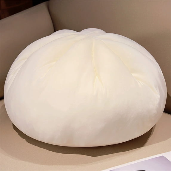 Plush Doll, Soft Pillow, Round Cushion, Stress Squeeze, All ages Birthday Gift, Cream 22 In, Home Gift, Cozy Gift, Floor Pillow, 1 Pc