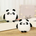 thumbnail image 1 of Plush Doll Soft Texture Cartoon Design Adorable Compact Panda Stuffed Toy for Kids, 1 of 8